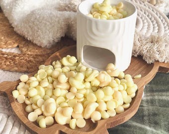 Citronvaxsmälter, frisk citrusdoft för hemmet, sojavax med långvarig doft