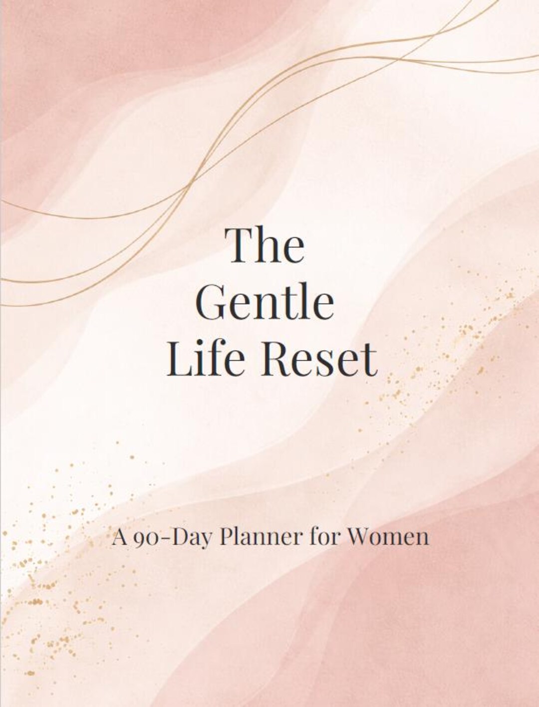 90 Day Life Reset Planner | Minimalist Goal Setting Workbook (PDF) - Etsy