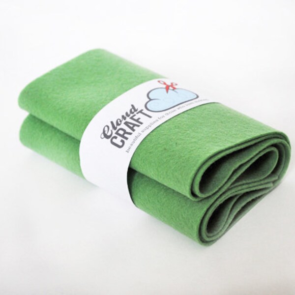 100% Wool Felt Roll - 12x90cm - Mint Julep