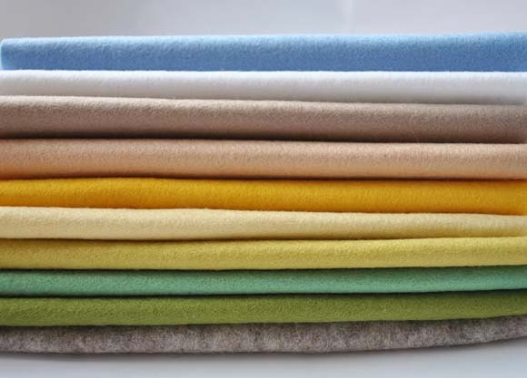 Wool Felt Sheets - 10 pieces - 'First Shoots of Spring'