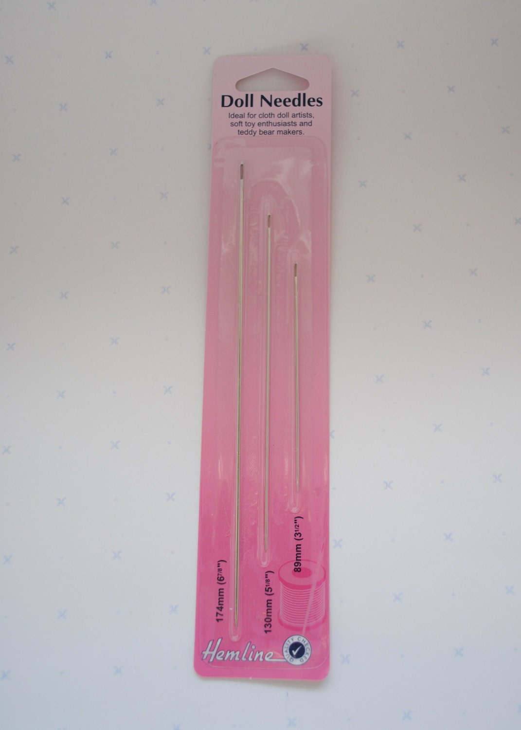 Doll Needles, pack of 3 different sizes