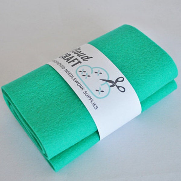 100 Percent Pure Wool Felt Roll - 12x90cm - Mermaid