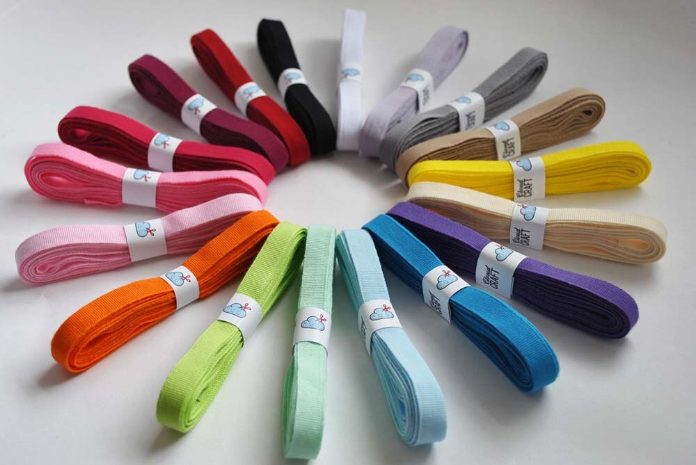 Woven grosgrain ribbon, choose your colour, 3m (3.3yard)