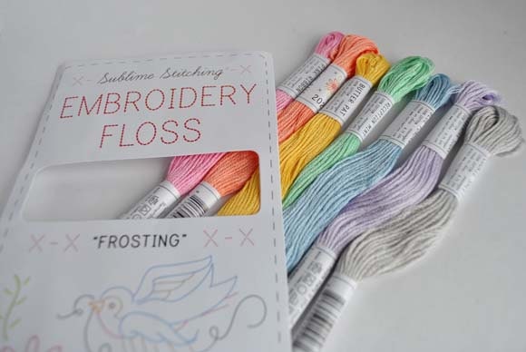 Embroidery Thread by Sublime Stitching - 7 skeins - 'Frosting'…