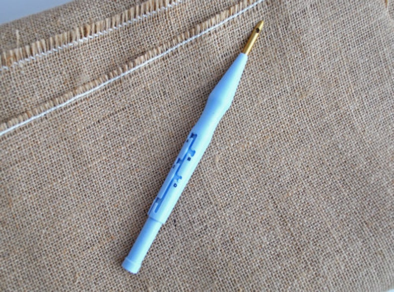 Punch needle tool with adjustable handle with instructions Etsy