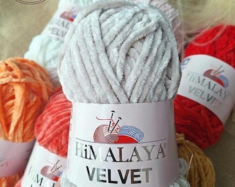 Himalaya Samt Chenille Garn , Super voluminöses Plüsch Garn für Häkeldecke & Babydecken