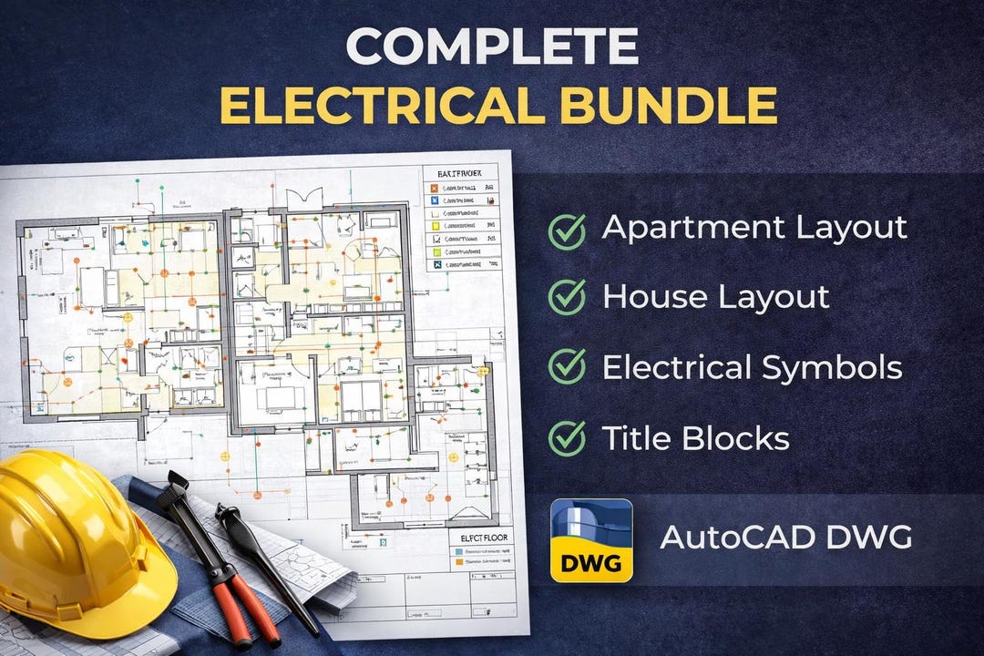 Complete Electrical Bundle – Apartment & House Layout Templates and ...