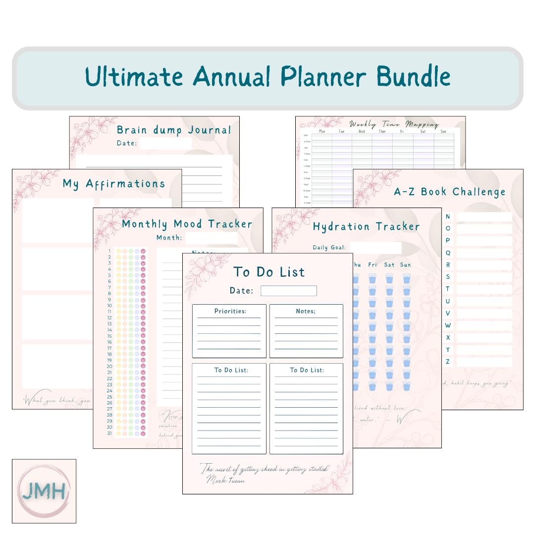 Ultimate Annual Planner Bundle - Etsy