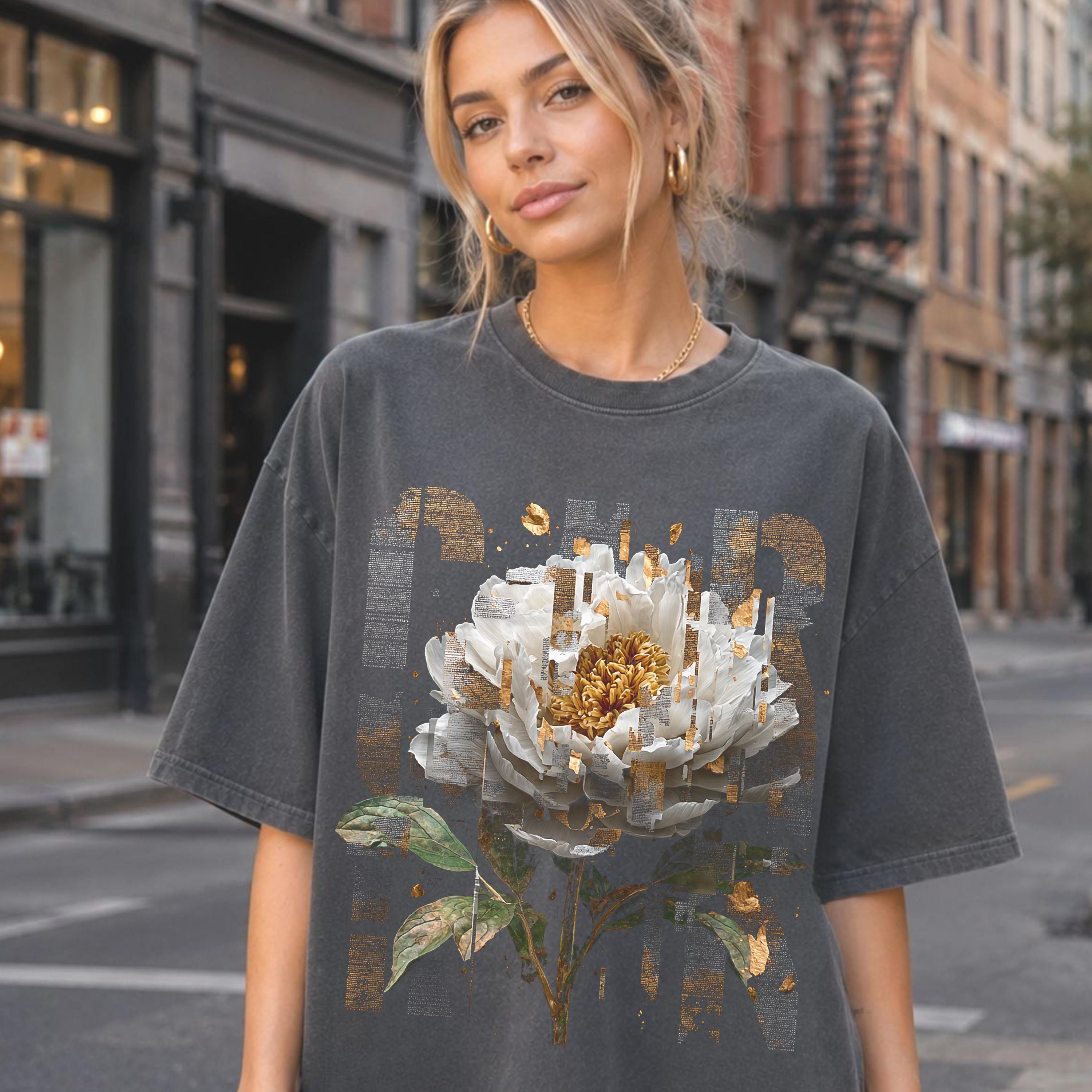 T Shirt With Beige Design - Etsy