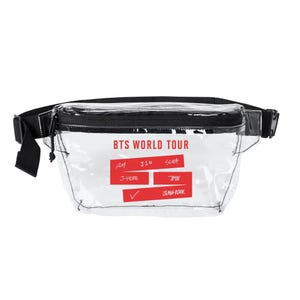 K-POP・アジア BTS MOS WAIST BAG BTS OFFICIAL MAP OF THE SOUL TOUR WAIST BAG (PCV VER.) - Kpop USA
