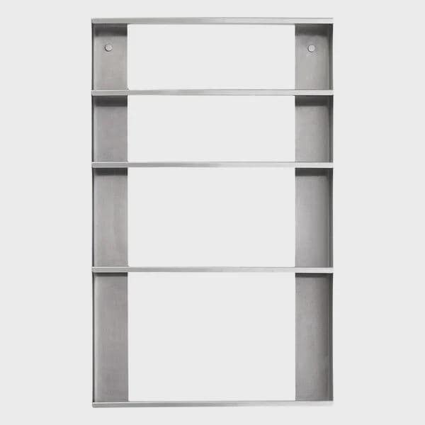 Stainless Steel Wall Shelf Minimalist Modern Metal Storage - Etsy