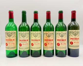 Vintage tomma vinflaskor Petrus för bardekoration vinälskare gåva glaskök display samlarvinflaskor