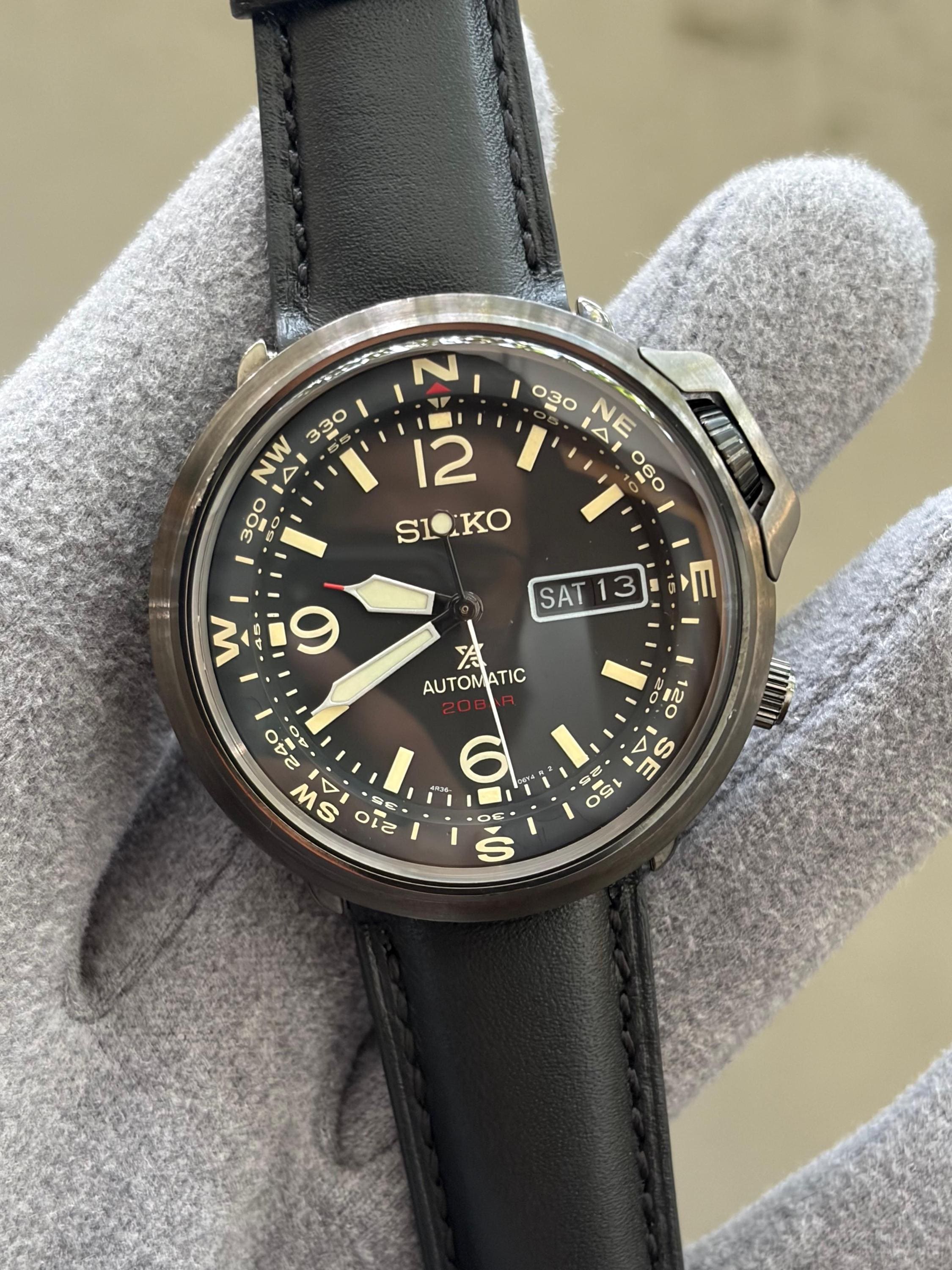 SEIKO Kinetic ブラックダイヤル 時計 Seiko kinetic - Etsy 日本
