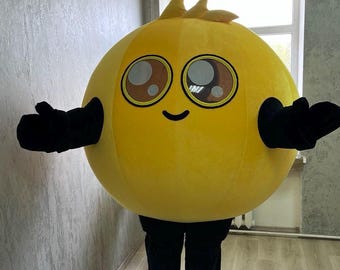 Inflatable Yellow Character Suit for Retail Promotion, Cute Chick Mascot Costume, Kids Events, Openings and Brand Activations, Parades