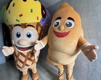 Personalized Bakery Mascot Costume, Inflatable Croissant Character, Plush Walkaround Pastry Suit with Cartoon Smile, Funny Bakery Mascot
