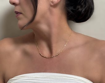 F**K CANCER - 14k Gold Filled Morse Code Necklace