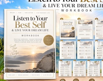 Positive Mindset Workbook | Self Improvement, Positive Habits (A4 PDF) 16 pages