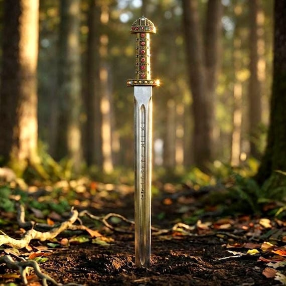 Handmade King Ragnar Lothbrok Viking Sword - Handcrafted Authentic Norse Replica , Perfect For Collectors and Display, Best Anniversary Gift