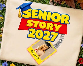 Custom Senior Story 2027 PNG, Personalized Senior PNG, Senior 2027 Custom Png, Senior trendy kids movie 2027 Png, Senior toy 2027 PNG