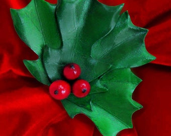 Holly Berry Pin