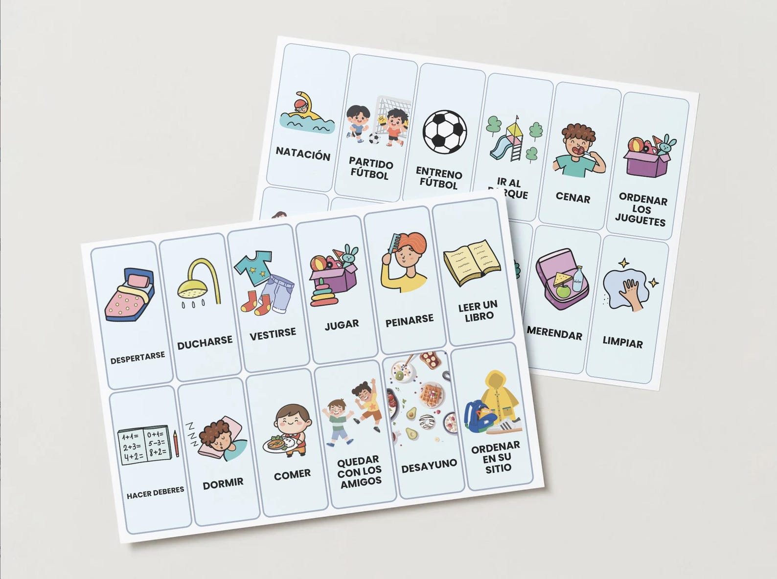 Pictogram Ochtend Routine Printable PDF Visual Routine Chart for Children With Autism Spectrum ...