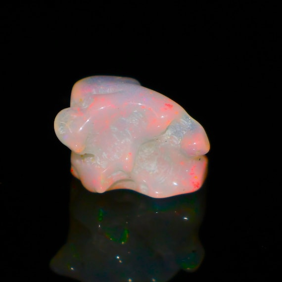 Opal Tumble Rare Natural Ethiopian Smooth Polished Opal polished rough Jewelry Making fire opal 3.15 Carat. OO-39