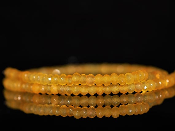 Natural Yellow Sapphire Necklace, Minimalist Necklace, Handmade jewelry, AAA Sapphire Necklace, quality Sapphire Necklace gift for her.