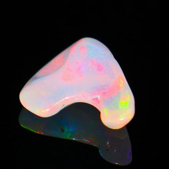 Opal Tumble Rare Natural Ethiopian Smooth Polished Opal polished rough Jewelry Making fire opal 1.75 Carat. OO-33
