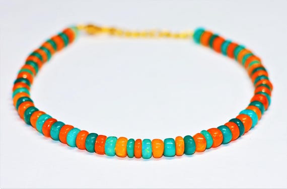 Vintage Multi - Fire Opal Bracelet, Minimalist Bracelet, Handmade jewelry, AAA opal beaded Bracelet, opal Bracelet gift for her.