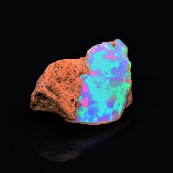 Natural Ethiopian Opal Rough, Natural Ethiopian Opal Rough Gemstone ( 18x12x10 mm, 8.35 Carat)