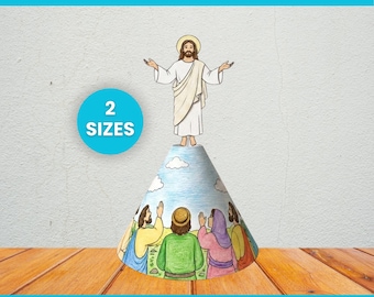 Jesus Ascension Kids Craft Printable, Christian Activity for Children, Sunday School Activity, Religious Kids Craft Project, Faith Learning
