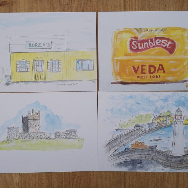 Northern Ireland postcard size prints.