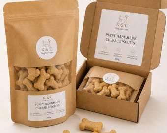 Handmade Puppy Cheese Biscuits | Small Bone Treats, UK Dog Bakery