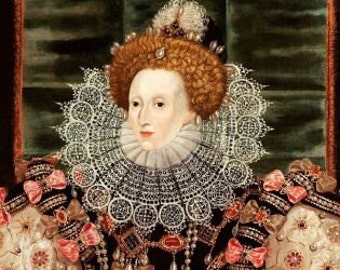 Fine Art Print of Queen Elizabeth by George Gower