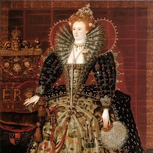 Print of Queen Elizabeth I by Hilliard image 1