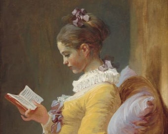 Art Print The Reader by Jean Fragonard