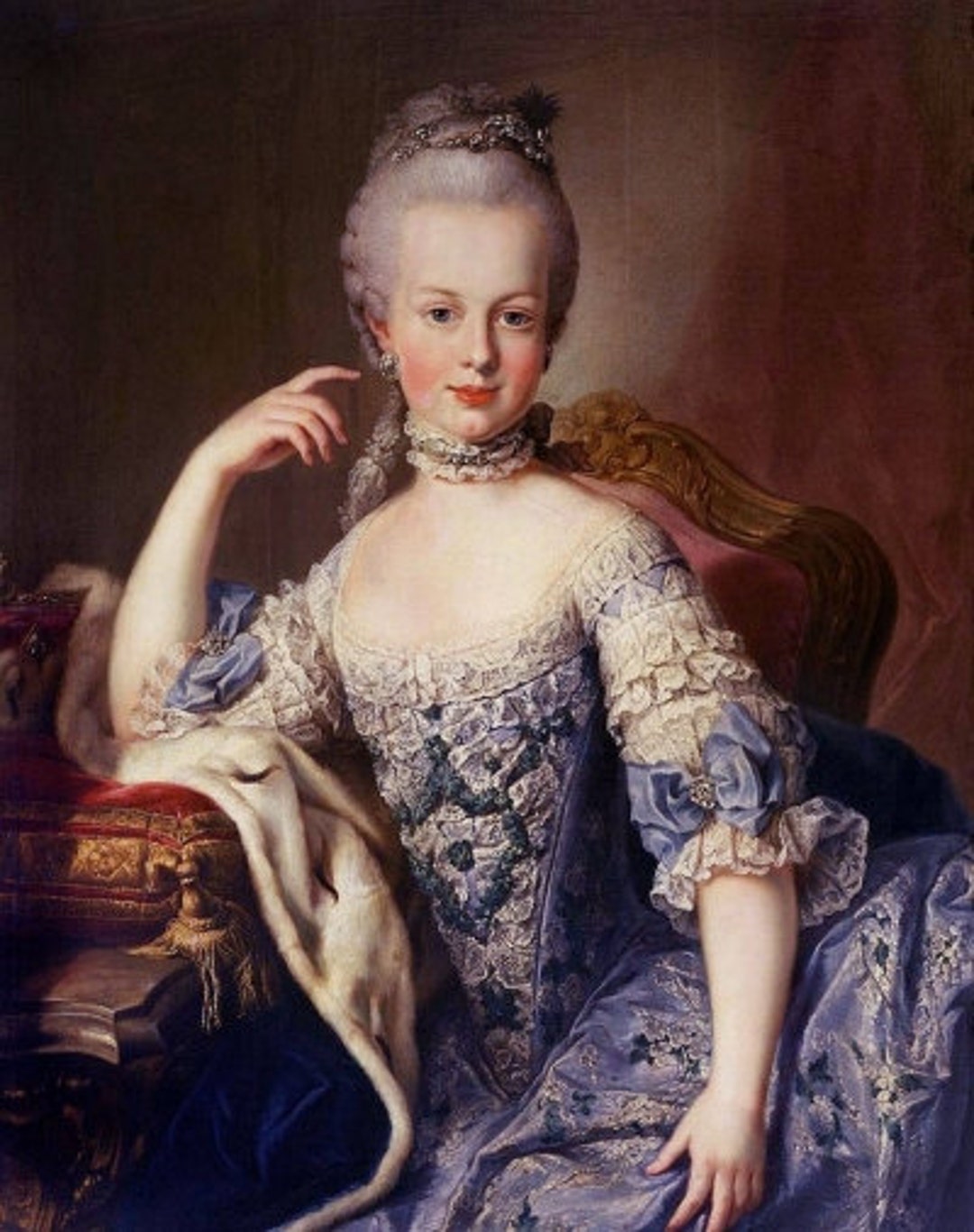 Portrait of Marie Antoinette de Habsbourg Lorraine (1755 93) Wall Art,  Canvas Prints, Framed Prints, Wall Peels