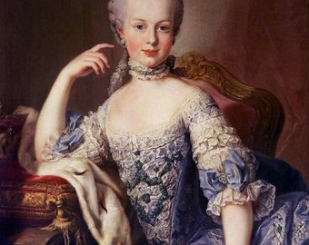 Marie Antoinette Portrait Print from 1767
