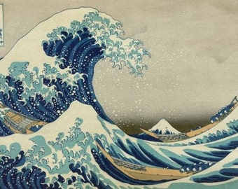 Poster of The Great Wave Print in large size