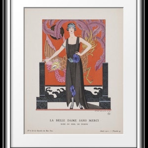 ART DECO POSTER Home Decor by famous French artist Georges Barbier in large sizes image 2