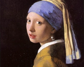 Pearl Earring Print---FAMOUS Painting by Vermeer