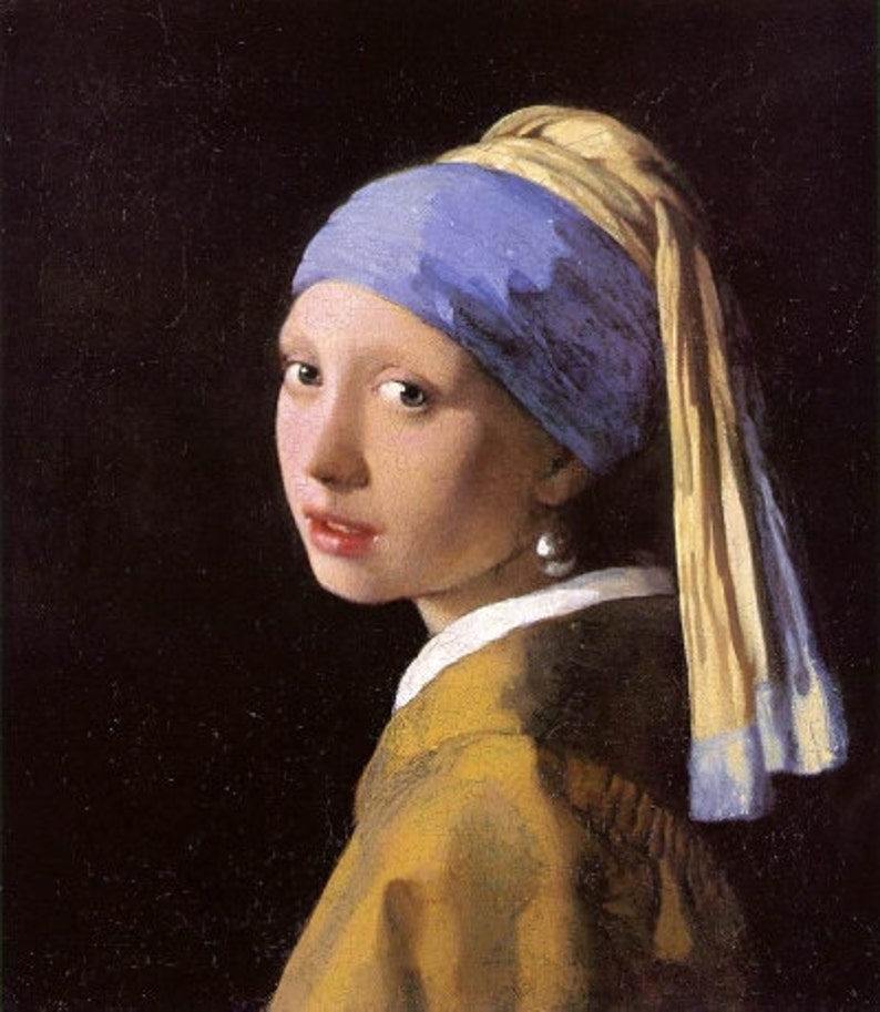Pearl Earring PrintFAMOUS Painting by Vermeer image 1