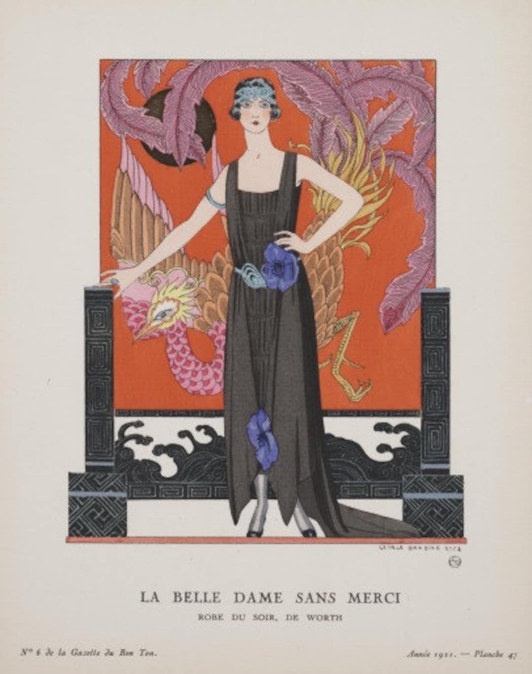 ART DECO POSTER Home Decor by Famous French Artist Georges