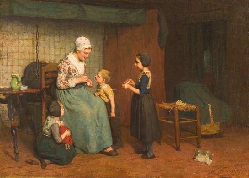 Fine Art Print Netherlands Scandinavian Art Albert Neuhuys Etsy