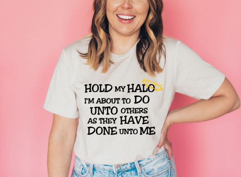 Download Hold My Halo Cricut SVG File | Etsy