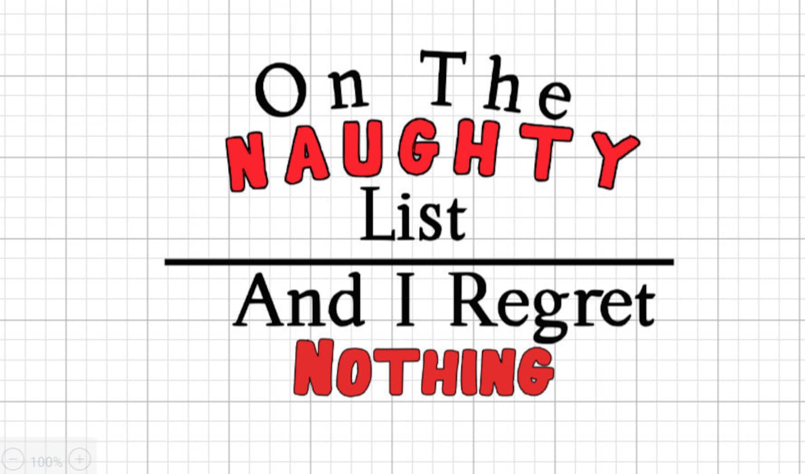 Naughty List Cricut SVG File | Etsy