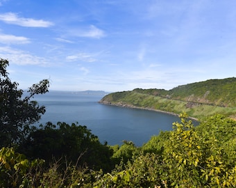 Serene Coastal View- Tranquil Landscape Print