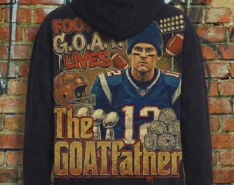The GOATfather Png, Football Goat Graphic, Vintage Sports Bootleg, Digital Download