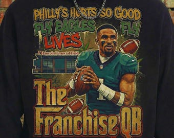 Franchise QB Png, Gridiron Legend Graphic, Philly Football Bootleg, Digital Download
