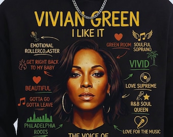 Voice Of Philadelphia Png, RnB Infographic Graphic, Vintage Bootleg Design, Digital Download